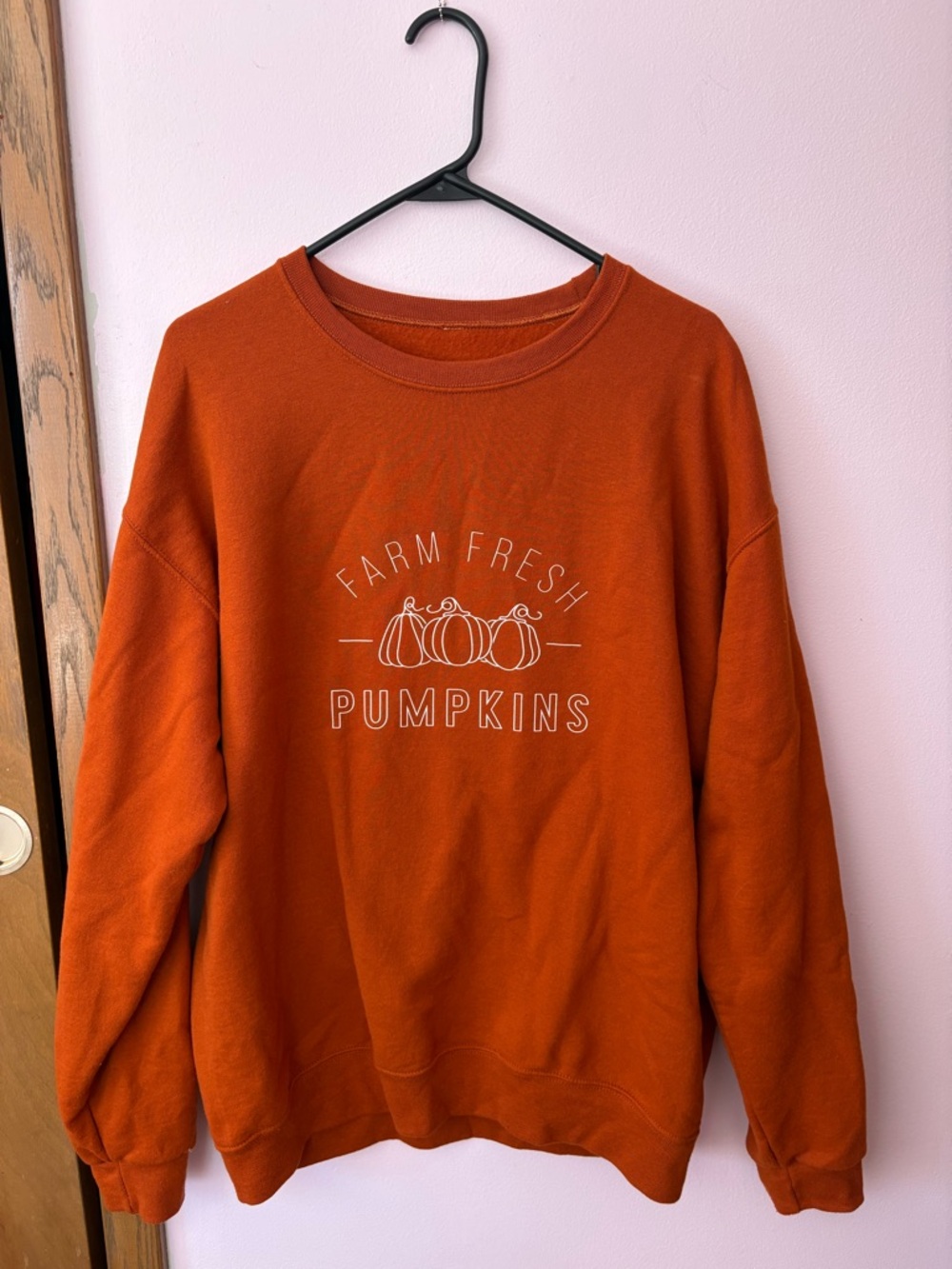 Farm Fresh Pumpkins Orange Sweatshirt